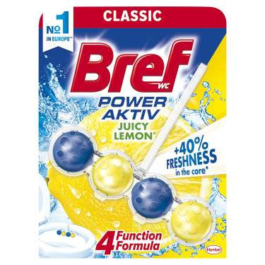 Bref Wc Tisztító Golyós (1Db-Os) Power Aktiv 50G Lemon