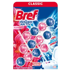   Bref Wc Tisztító Golyós Mega Pack Power Aktiv 3X50G Fresh Flower