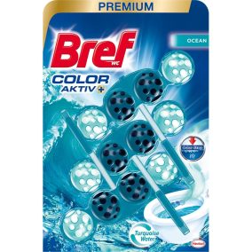   Bref Wc Tisztító Golyós Mega Pack Color Aktiv 3X50G Turquise Ocean