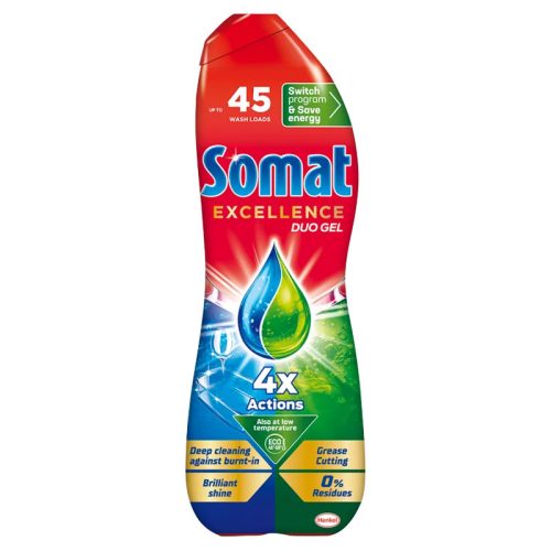 Somat Mosogatógép Gél Excellence Duo Grease Cutting 810Ml