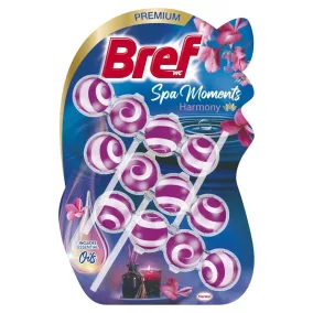   Bref Wc Tisztító Golyós Mega Pack Spa Moments 3X50G Harmony