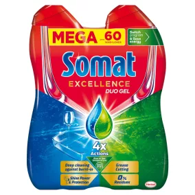Somat Gold Gépi Mosogatószer 2X540Ml Duo Gél