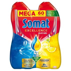 Somat Gold Duo Gél Gépi Mosogatószer 2X540Ml Lemon