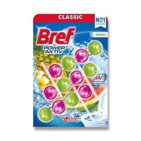   Bref Wc Tisztító Golyós Mega Pack Power Aktiv 3X50G Hawaii