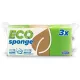 Bonus Mosogatószivacs, Formázott, Eco Sponge 3Db/Csg