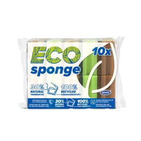 Bonus Mosogatószivacs, Formázott, Eco Sponge 10Db/Csg