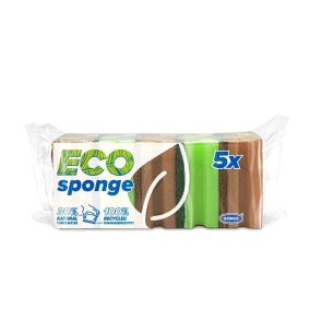 Bonus Mosogatószivacs, Formázott, Eco Sponge 5Db/Csg
