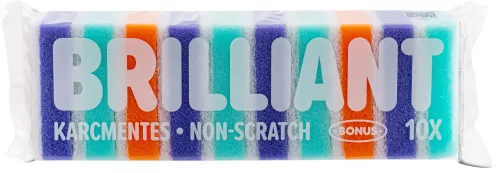 Bonus+ Brilliant Mosogatószivacs 10Db/Csg