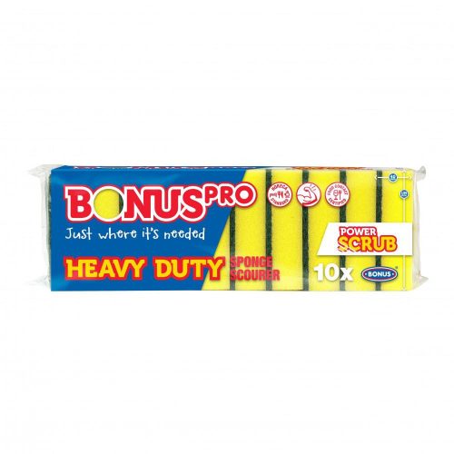 Bonus Mosogatószivacs Heavy Duty 10Db/Csg (50Csg/Karton)