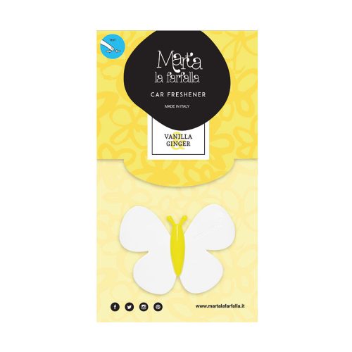 Marta La Farfalla Autóillatosító (12Db/Karton) Vanilla&Ginger