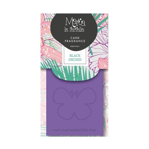 Marta La Farfalla Card Autóillatosító (12Db/Karton) Black Orchid