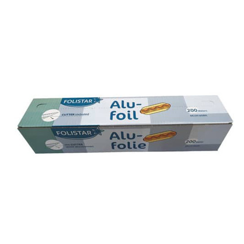 Folistar Alufólia 200M/44Cm Tépőéllel Ellátott Dobozban (4Tek/Karton)