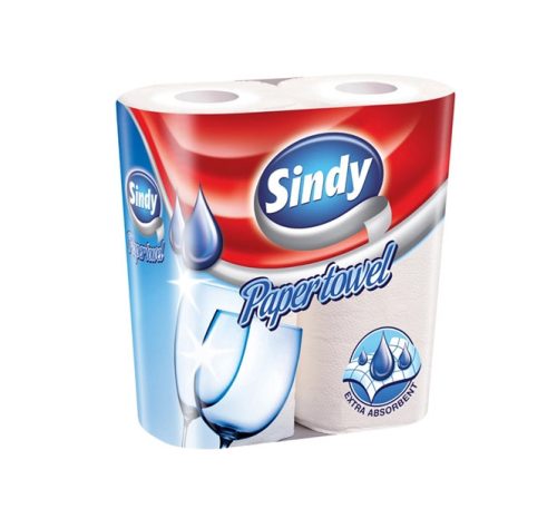 Sindy Tekercses Kéztörlő 10M/Tek, 2Tek/Csg, 24Csg/Karton, 18Karton/Raklap
