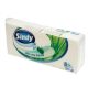 Sindy Papírzsebkendő Aloe Vera 3R., 100Db/Csg, 60Csg/Karton, 24Karton/Raklap
