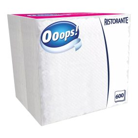   Ooops! Szalvéta Ristorante 16,5X16,5Cm, 1R., 600Db/Csg, 36Csg/Karton 18Karton/Raklap