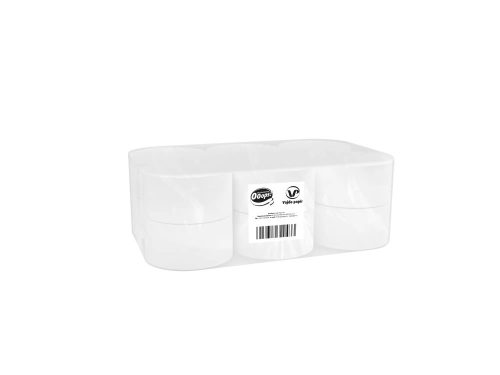 Ooops! Toalettpapír Mini Jumbo 19Cm-Es, 2R., Fehér, 500Lap/100M/Tek, 12Tek/Karton, 44Karton/Raklap 