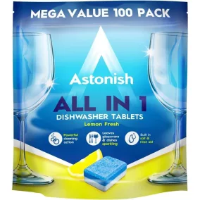 Astonish All In One Mosogatógép Tabletta 100Db-Os Citrom