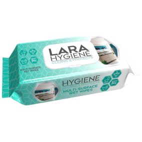   Lara Hygiene Multi Surface Nedves Törlőkendő Konyhai És Általános Felületre 50Db/Csg