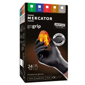   Mercator Gumikesztyű Gogrip Black One By One A'100 "M"
