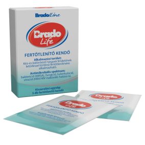 Bradolife Fertőtlenítő Kendő 5Db/Csg