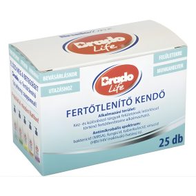 Bradolife Fertőtlenítő Kendő 25Db/Csg