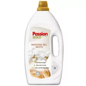   Passion Gold  Mosógél Fehér Ruhákhoz Argán Olajjal 4L / 100 Mosás