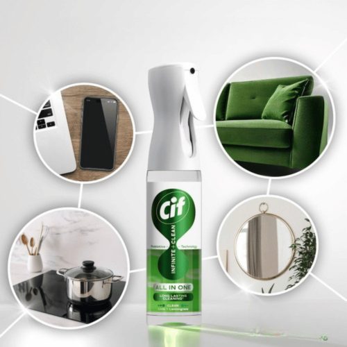 Cif Infinite+Clean All In One Tisztítóspray 280Ml Clean Lime & Lemongrass