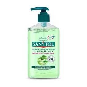   Sanytol Fertőtlenítő És Hidratáló Folyékony Szappan 250Ml Zöld Tea És Aloe Vera