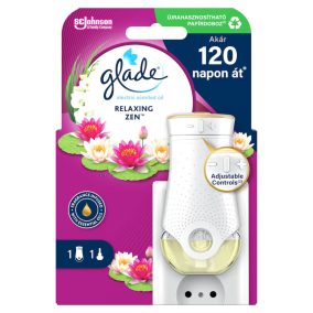   Glade Elektromos Légfrissítő Készülék+Utántöltő 20Ml Relaxing Zen