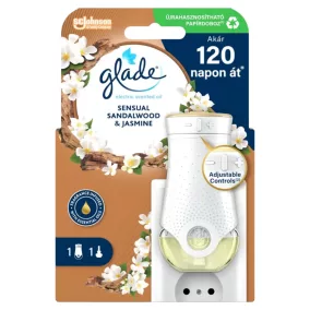  Glade Elektromos Légfrissítő Készülék+Utántöltő 20Ml Sensual Sandalwood/Jasmine