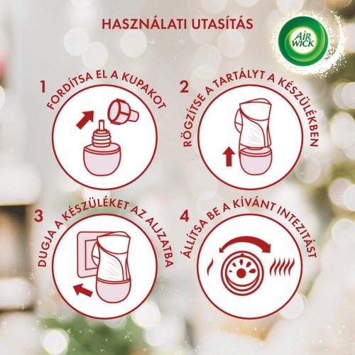 Air Wick Elektromos Illatosító Készülék+Utántöltő 19Ml Winter Punch & Spices