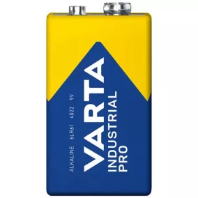 Varta Industrial Pro 9V Alkáli Elem, 640 Mah (20Db/Karton)