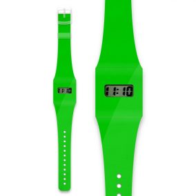 Djeco Papír karóra - GREEN / NEON - Pappwatch
