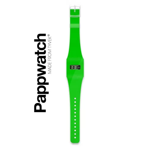 Djeco Papír karóra - GREEN / NEON - Pappwatch