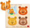 Hape Mit érez Macika? - párosító puzzle, GOULA 24 hó+
