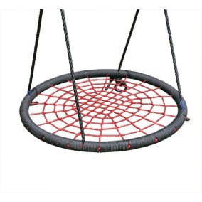 Fészekhinta 120 cm, fekete/piros