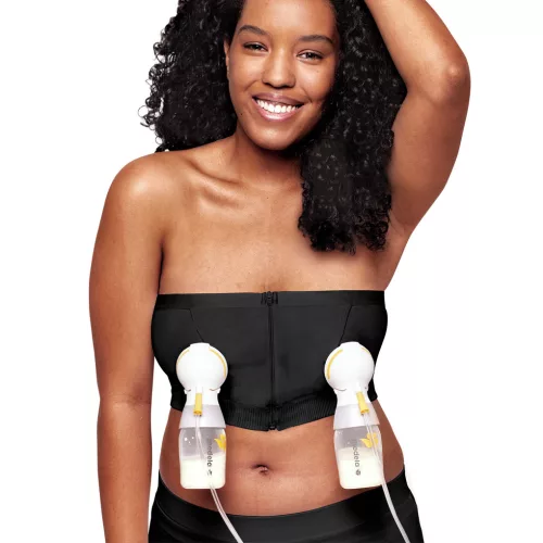 MEDELA Hands-free™ könnyű fejéshez való öv - fekete M