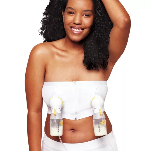 MEDELA Hands-free™ könnyű fejéshez való öv - fehér XL