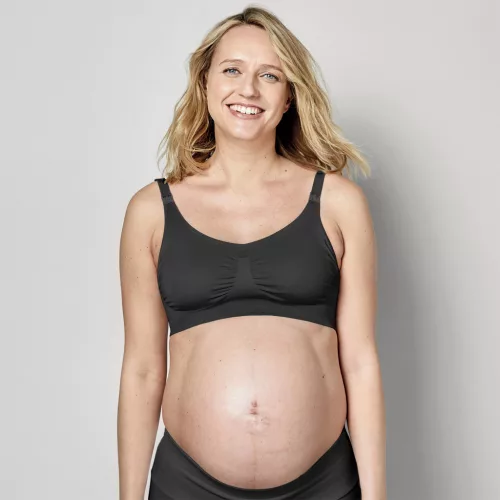 MEDELA Kismama és szoptatós melltartó Keep Cool™, fekete L