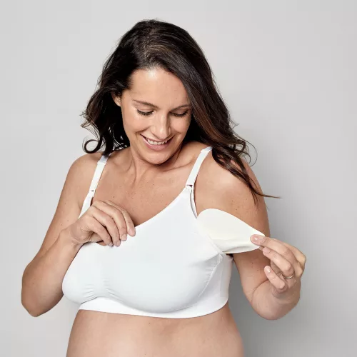 MEDELA Kismama és szoptatós melltartó ultra Keep Cool™, fekete XXL
