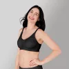 MEDELA Melltartó 3 az 1-ben szoptatáshoz és fejéshez, fekete XXL