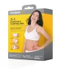 MEDELA Melltartó 3 az 1-ben szoptatáshoz és fejéshez, fehér XXL