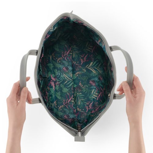 KINDERKRAFT SELECT Pelenkázótáska Treasurebag Light Grey Nature Vibes, Premium