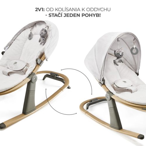 KINDERKRAFT Elsu Grey pihenőszék, 9 kg-ig