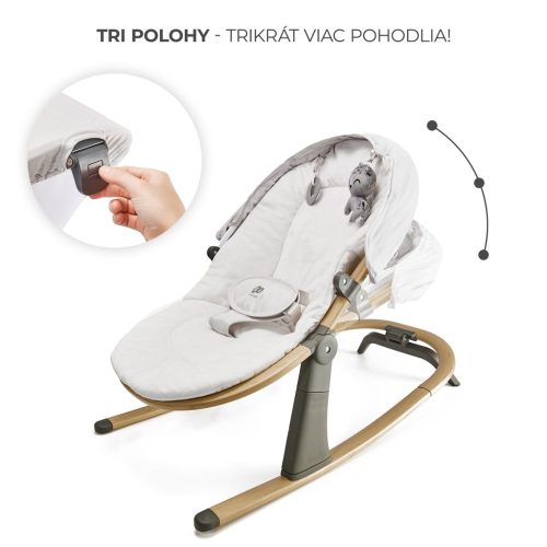 KINDERKRAFT Elsu Grey pihenőszék, 9 kg-ig