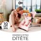 KINDERKRAFT Pihenőszék hintázó Mimi Beige, 9 kg-ig