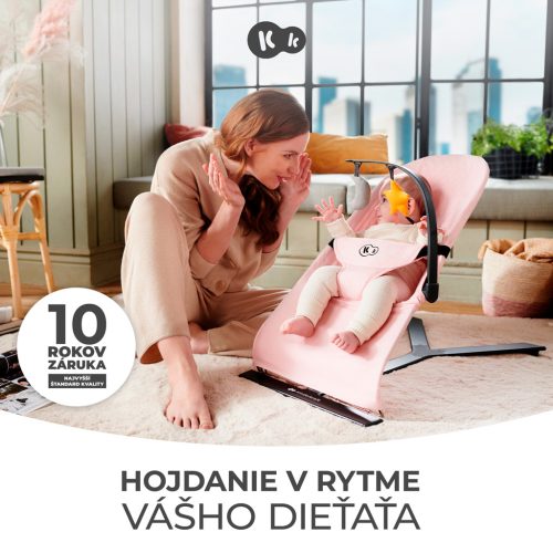 KINDERKRAFT Pihenőszék hintázó Mimi Beige, 9 kg-ig