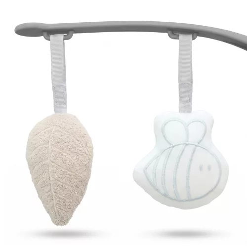 KINDERKRAFT Pihenőszék hintázó Mimi Light grey, do 9 kg