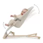 KINDERKRAFT Pihenőszék hintázó Mimi Beige wood, do 9 kg
