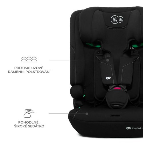 KINDERKRAFT Autósülés I-Comfy i-Size (76-tól 150 cm-ig) Fekete